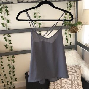 grey hollister tank